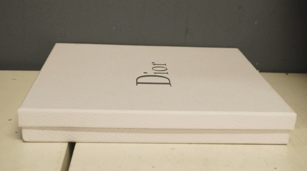 Dior White Gift Box SET (3) With Bow, Tissue, Ribbon