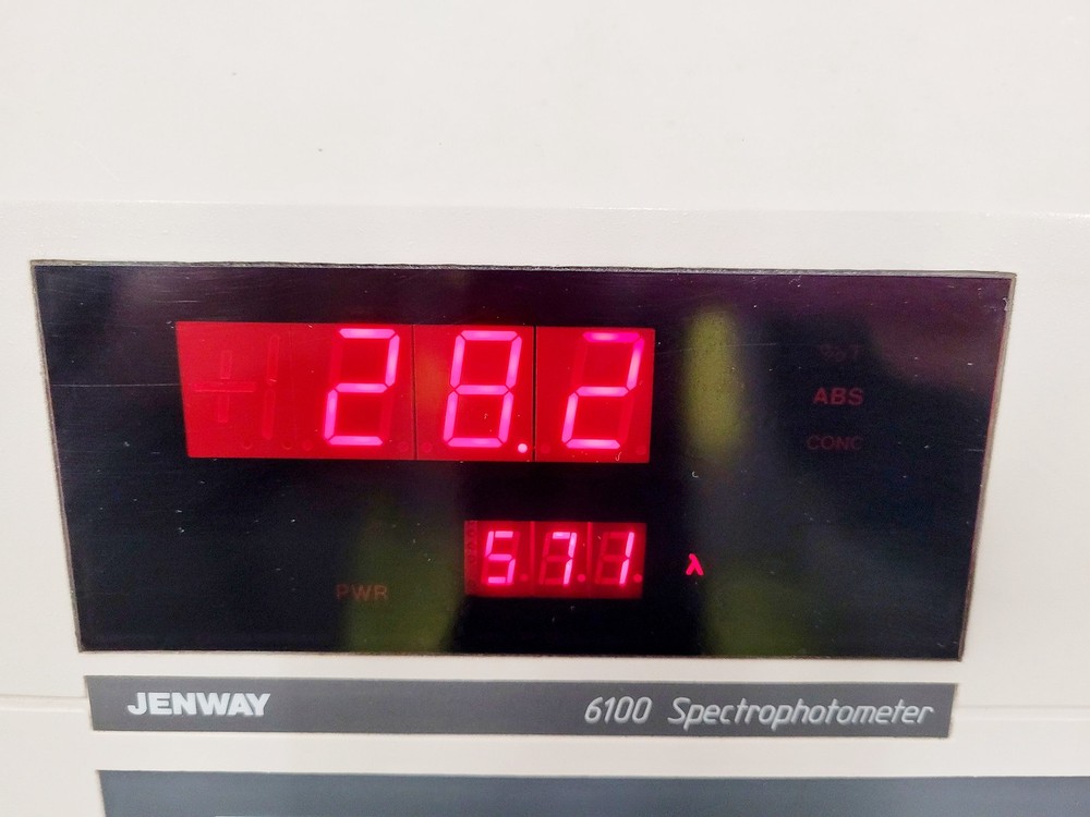 Jenway 6100 Visible Range Spectrophotometer Lab
