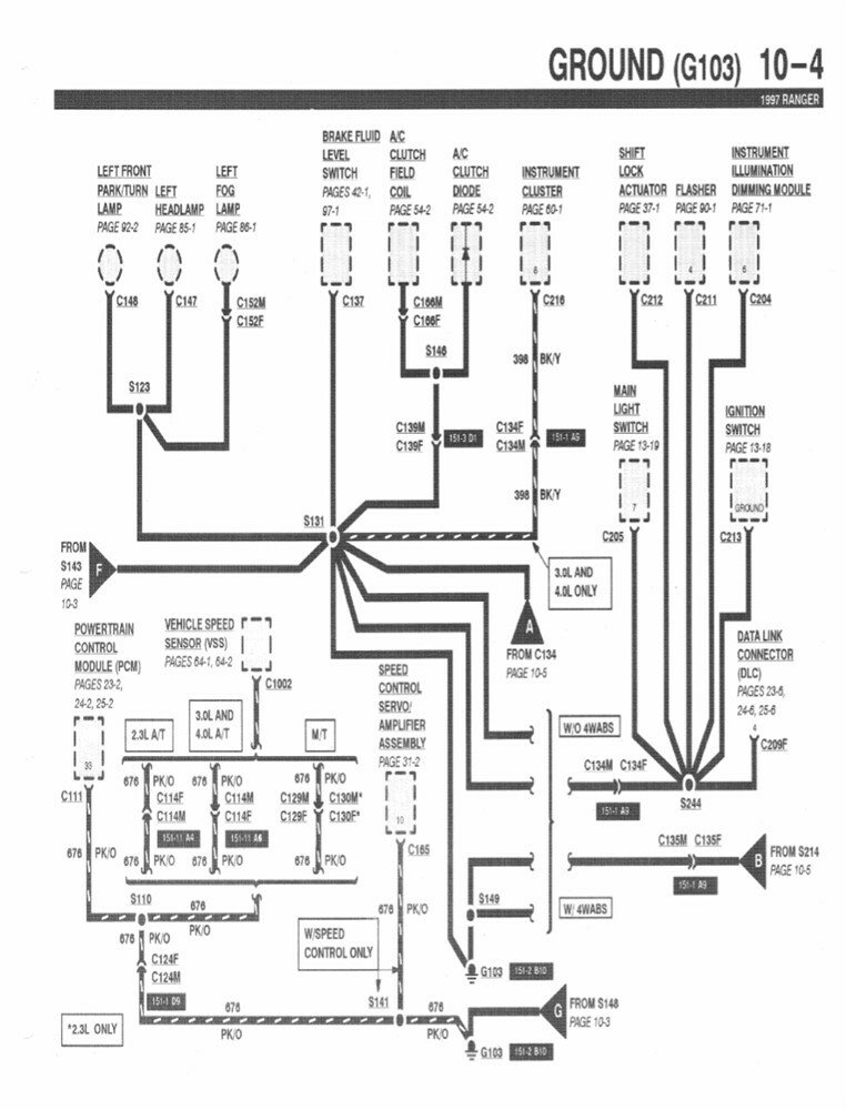 1997 Ford Ranger Electrical Vacuum Troubleshooting Diagnostics Manual OEM