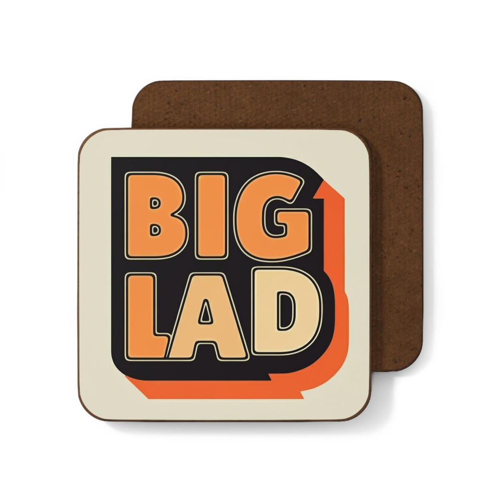 BIG LAD Hardboard Back Coaster