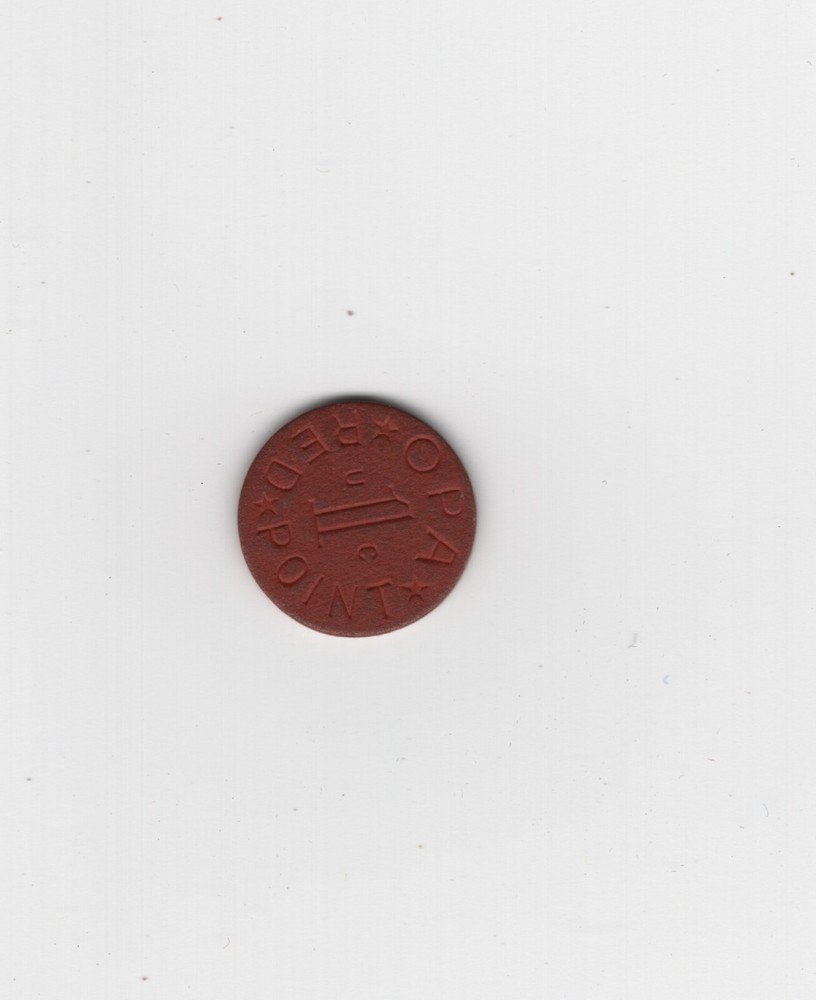 OPA red point meat ration token US homefront WWII