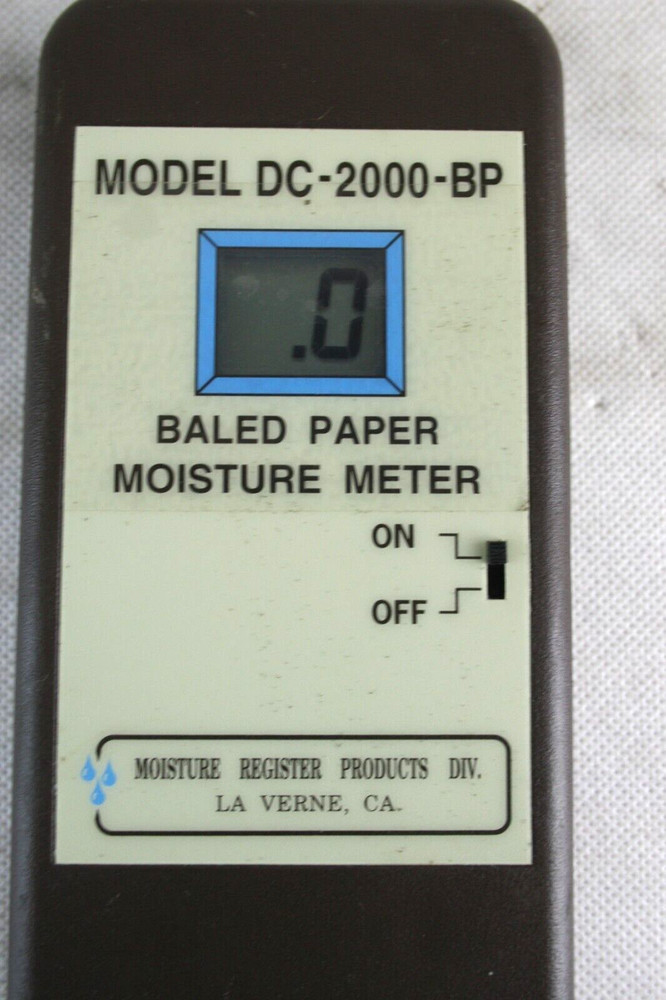 Baled Paper Moisture Meter Model DC-2000-BP