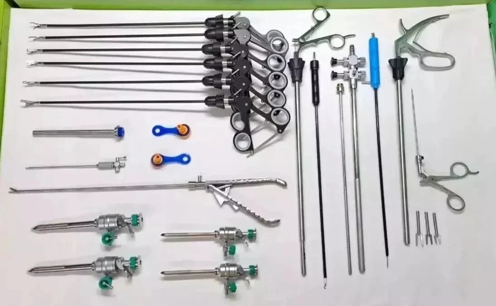 21pc - Laparoscopic Surery Set SS High Quality Reusable Instruments