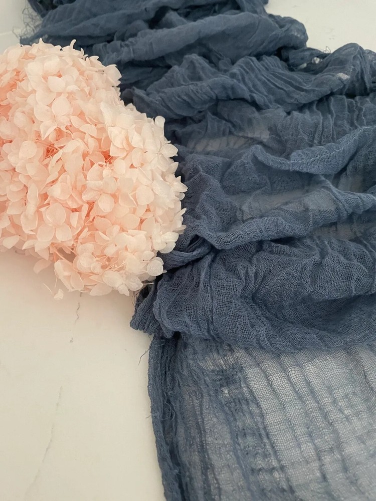 Gauze Wedding Cheesecloth table runner, Wedding table decor, Styling Rustic