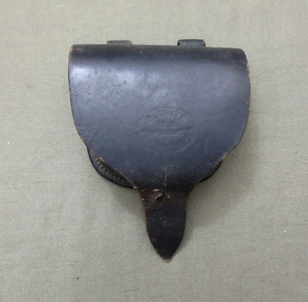 Fine Civil War Cap Box - Complete w/ Wool & Cone Pick