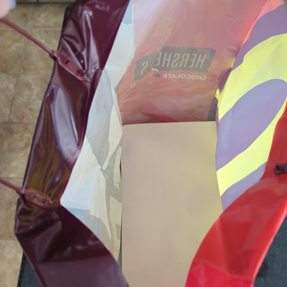 Hershey's Chocolate World Plastic Shopping Bag large