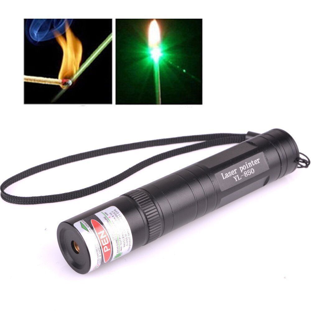 Super Green Laser Pointer Star Pointer Laser Pen Visible Beam Power 1mw black