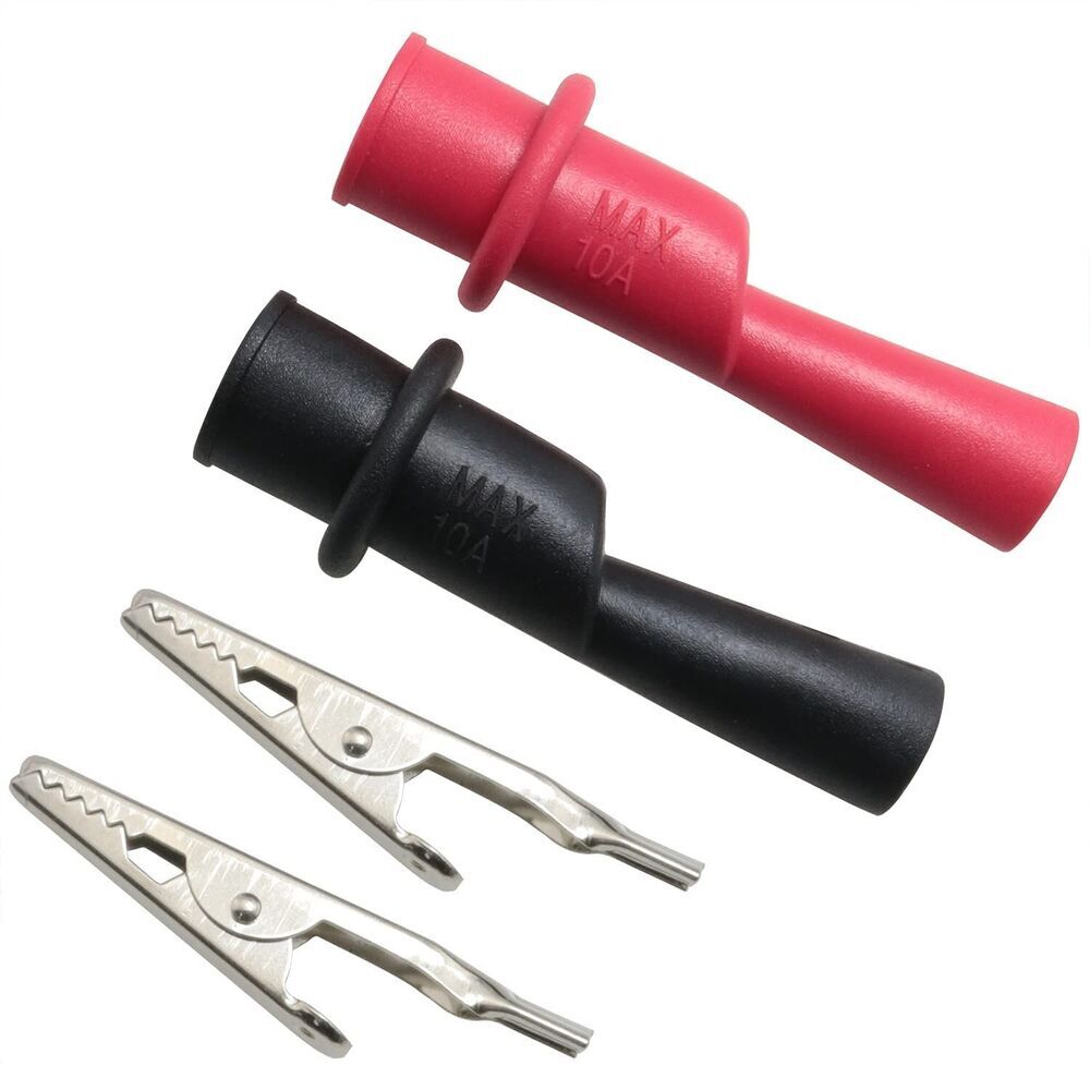 Multimeter Test Leads For Fluke Meter Electrical Alligator Clip Probes 1000V 20A