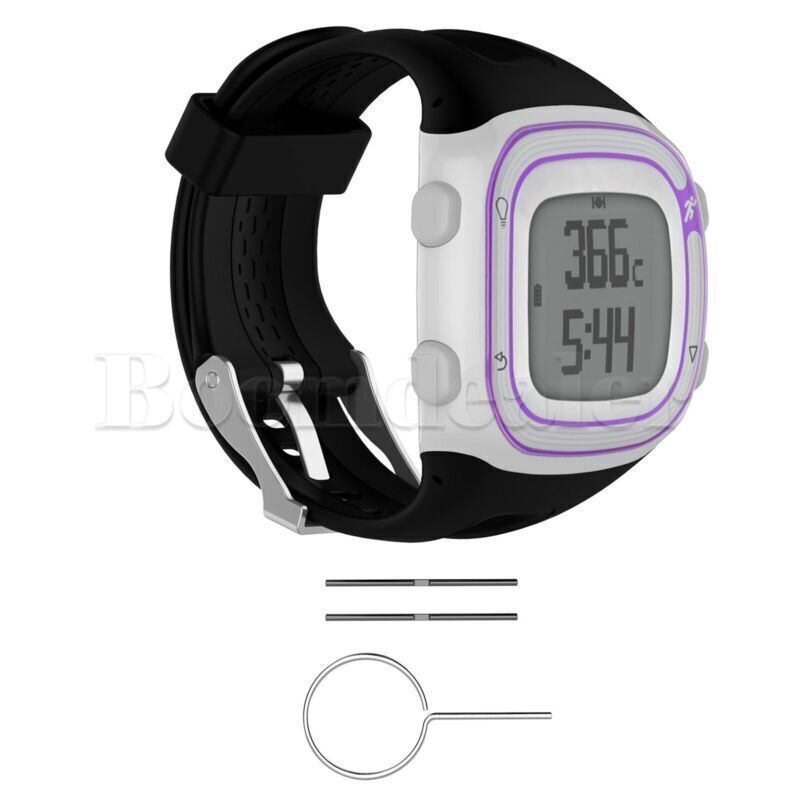 Silicone Wrist Band Strap for Garmin Forerunner 10/15 Running Watch Replacement