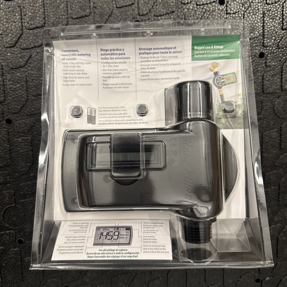 Rain Bird 1ZEHTMR 7-Day Setting Electronic Digital Hose End Timer, One Zone NEW