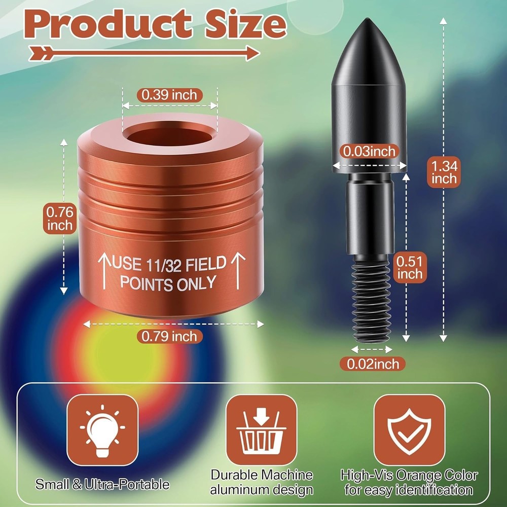 Versatile 2-Pack Crossbow Decocking Tips for All Bow Types - Easy Bolt Release