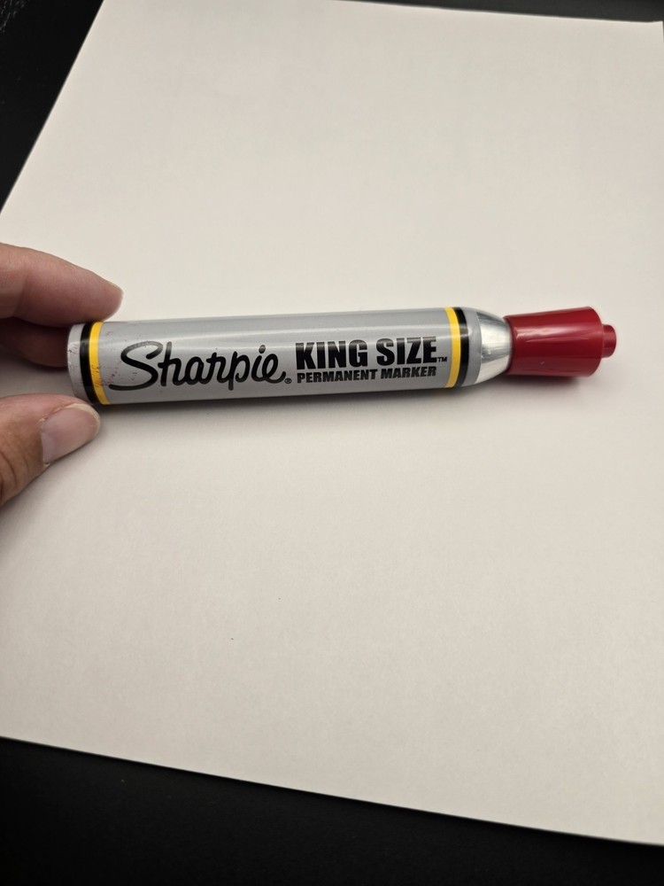 Vintage Sharpie King Size Red Permanent Marker