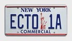 Ghostbusters 2 | Ectomobile | ECTO 1A | Metal Stamped Replica License Plate