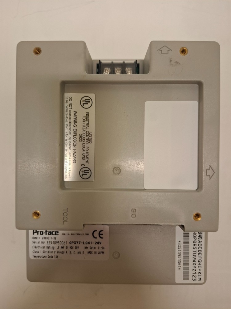 Screen CTP PT-R Display panel Pro-face GP377-LG41-24V