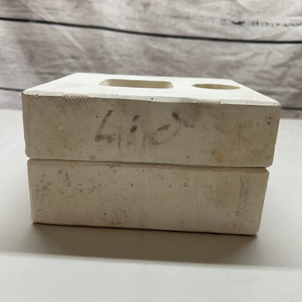 Ceramic Slip Casting Mold Square Box Lid Vintage