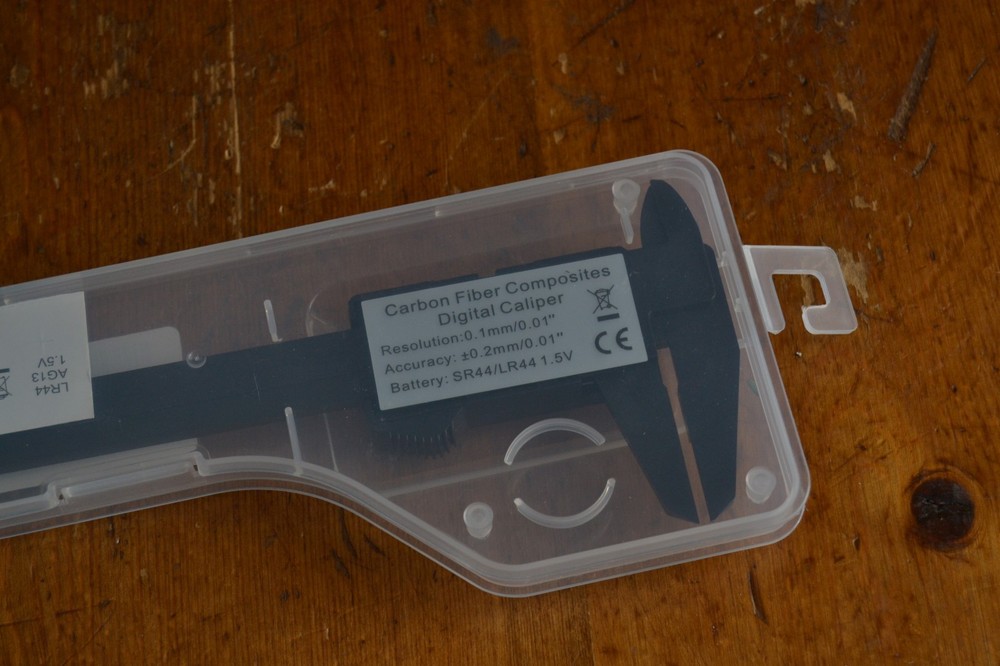 New Plastic Digital Caliper with New Batteries & Case