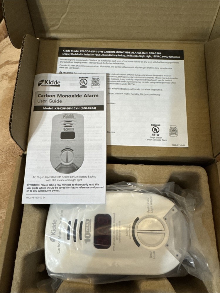 Kidde Carbon Monoxide Detector - White**Open Box**