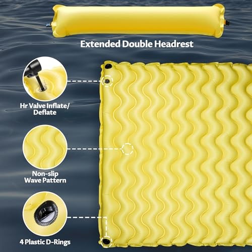 Inflatable Floating Mat/Raft/Dock/Platform, Float with Non-Slip Wave Pattern