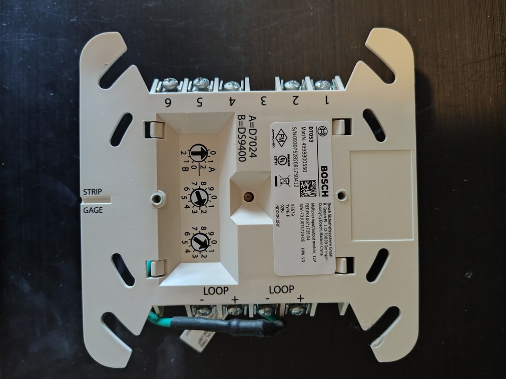 Bosch D7053 Multiplex Input/Output Module - USED