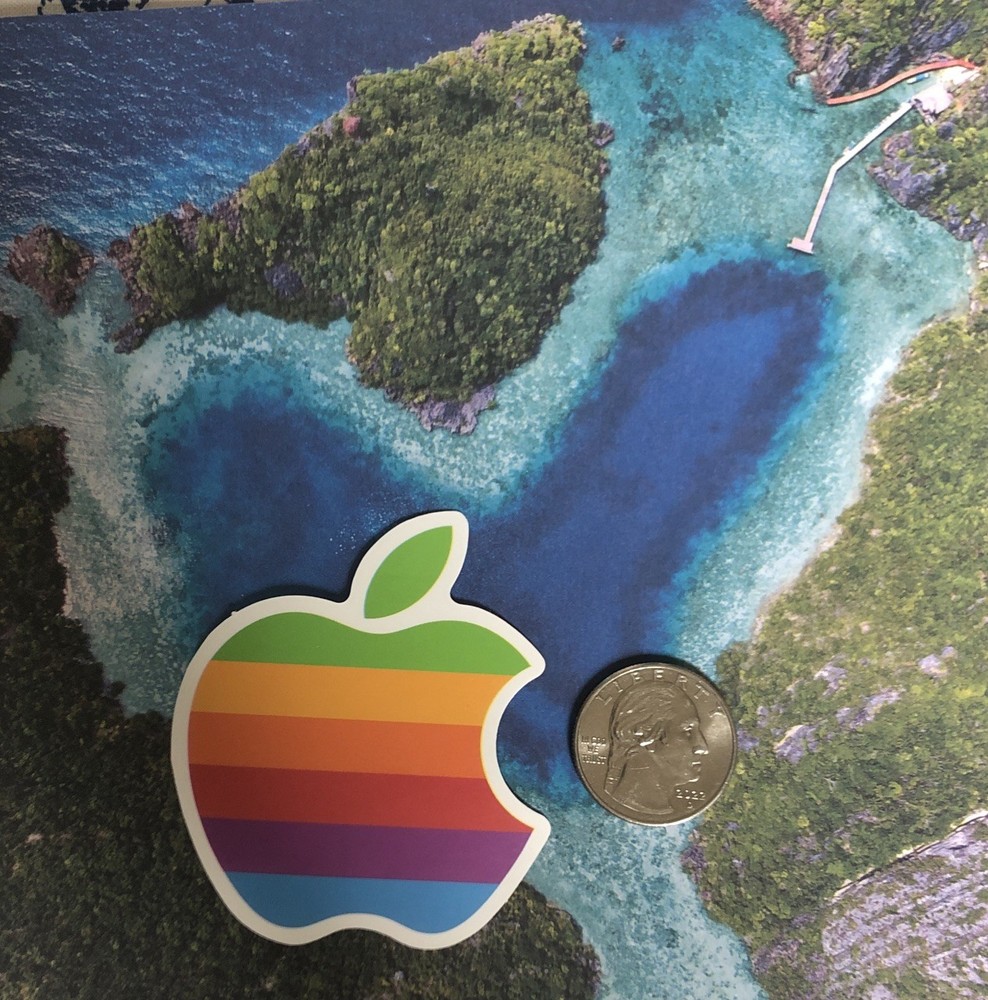 Apple Sticker (Rainbow)
