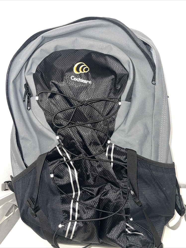 COCHLEAR Recipient Backpack Rucksack Grey Gray Black Bag P743078  24L