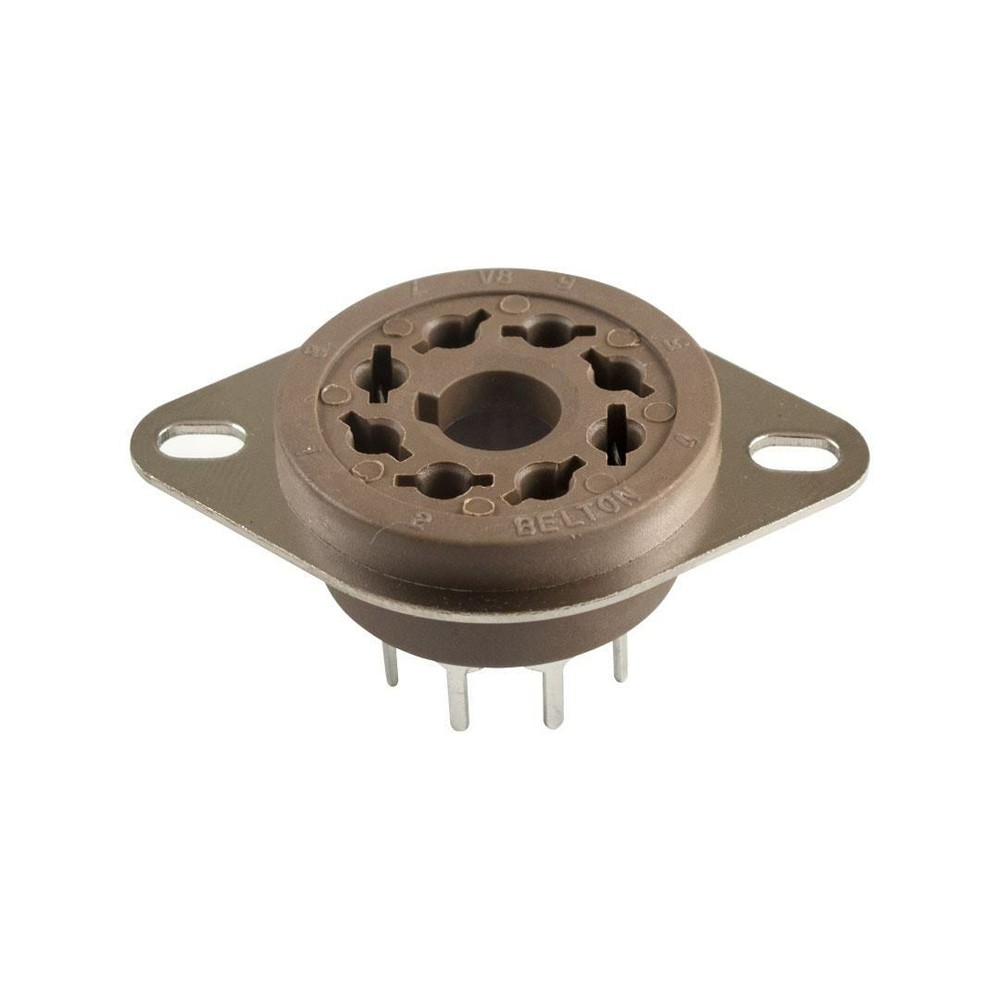 Belton Micalex 8 Pin Octal MIP PC Mount Socket