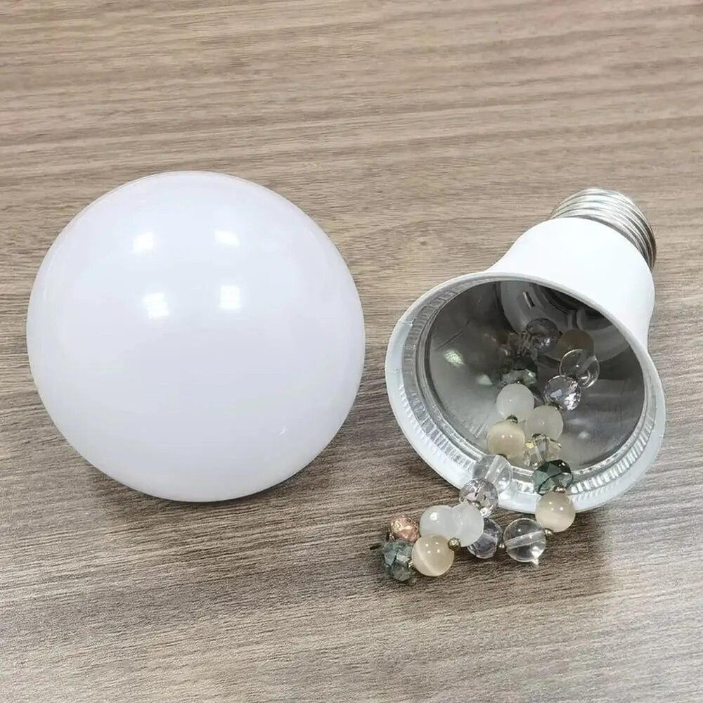 Light Bulb Secret Compartment Safe Hollow Diversion Hidden Stash Can Security