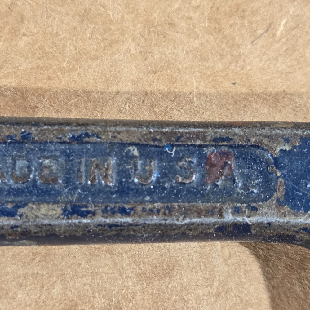 Vintage Crescent Tools Shears Blue Handle S411 USA