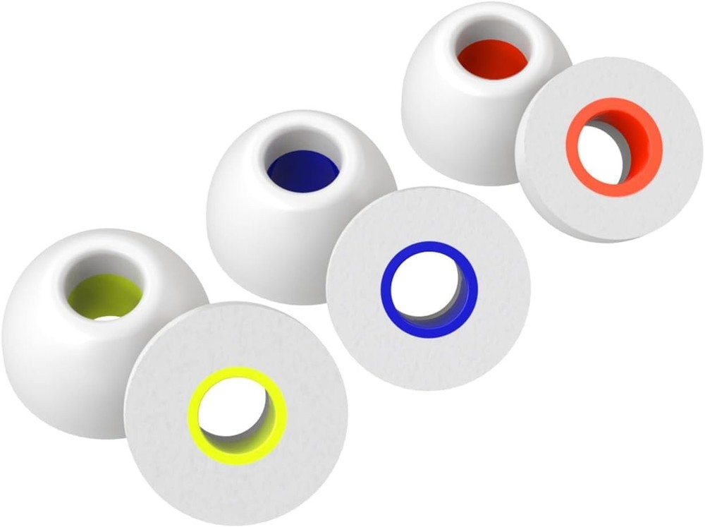 Status Audio Memory Foam Replacement Earbud Tips - for Between Bone (White)
