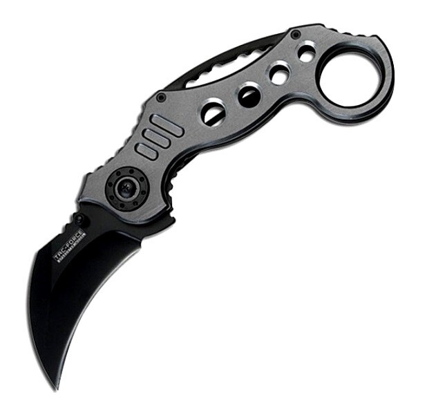 KARAMBIT TAC-FORCE COMBAT POCKET TACTICAL FOLDING KNIFE SPRING ASSIST OPEN BLADE