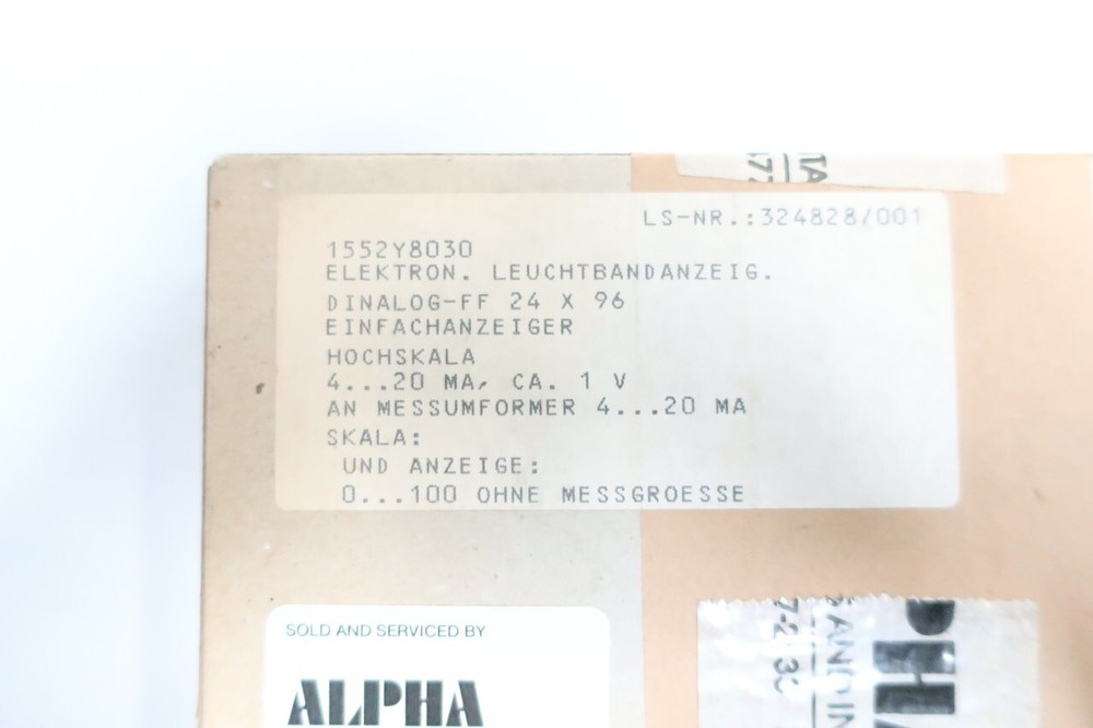 Gossen 1552Y8030 Digital Panel Meter