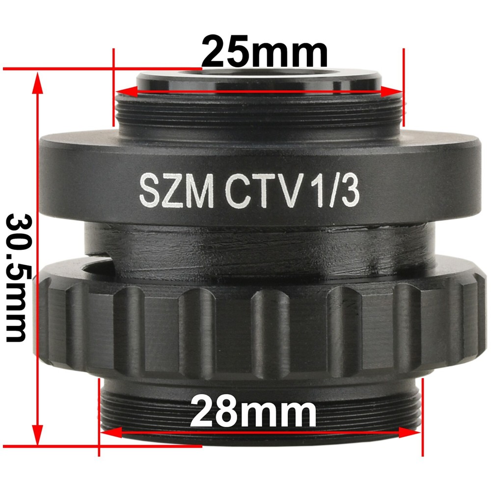 1/3 CTV Microscope Interface Adjustable Focal Length 28mm Mounting Interface