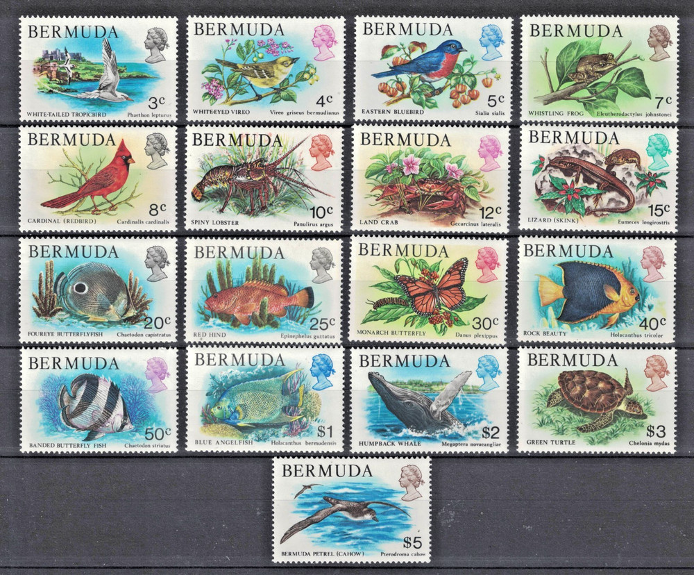 BERMUDA:1978-79 SC#363-79 MNH AP2825