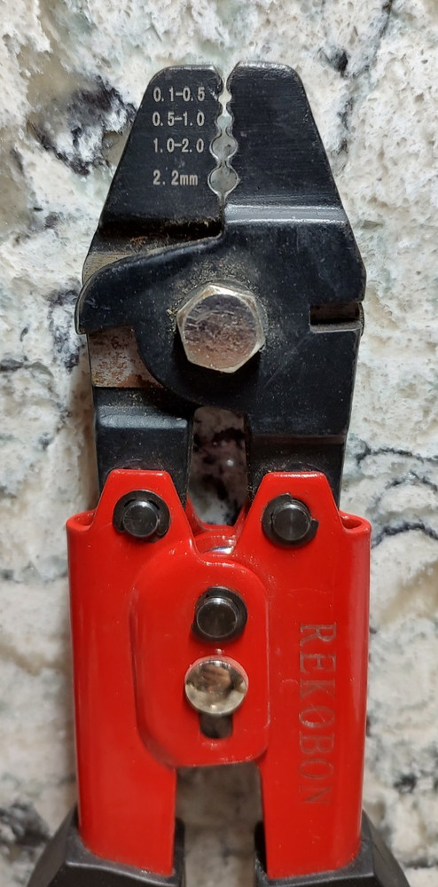 REKOBON WIRE ROPE CRIMP TOOL - 0.1 to 2.2 mm