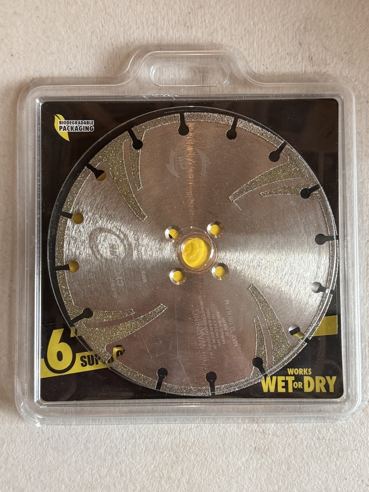 Diamax Super Cyclone 6” Electroplated Marble Blade EMBSL60