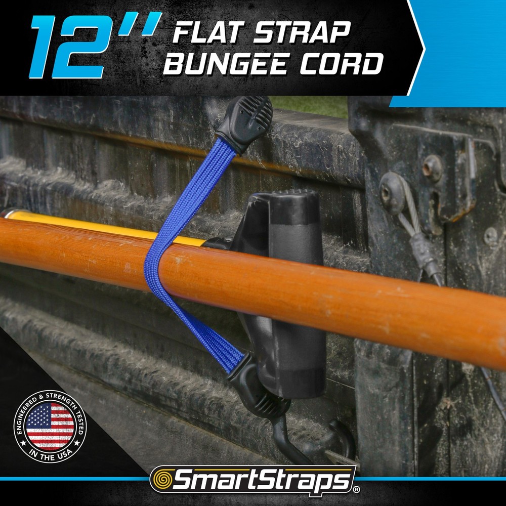 SmartStraps 12in. Flat Strap Bungee, Model# 472