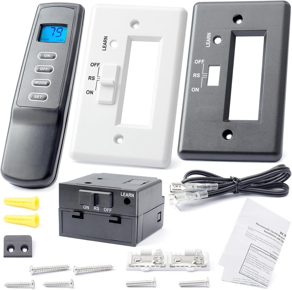 Upgraded Fireplace Remote Control Kit Replacement For Skytech Majestic Ergonomic