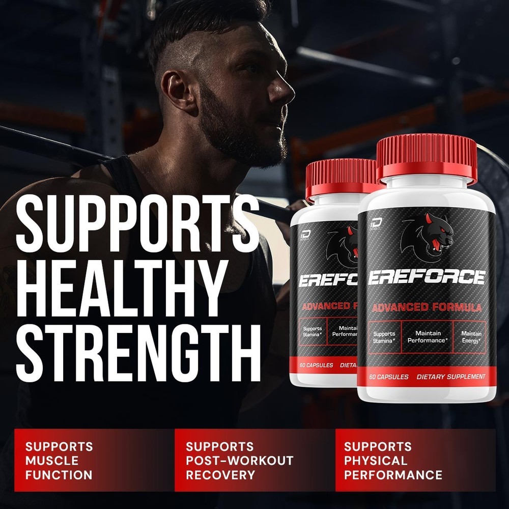 (1 Pack) EreForce for Men Capsules – Ere Force Vitamin Complex Pills, Energy