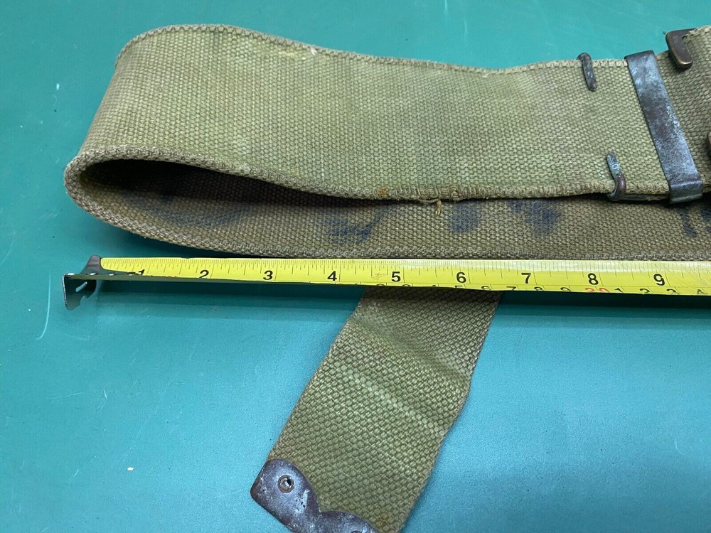 Original 1908 Pattern Webbing Belt, 2nd Foresters- Large Size in Great Condition
