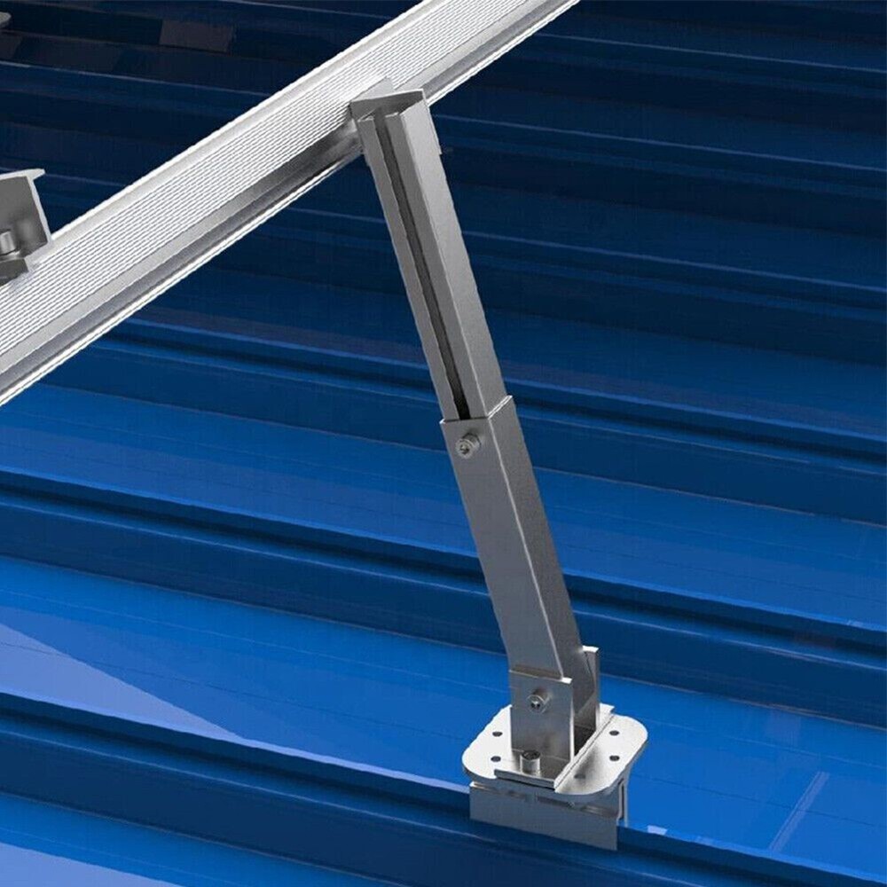 Solar Panel Rotatable Elevation With Angle Bracket Roof Mounting Attachment