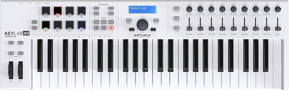 Arturia KeyLab 49 49-Note MIDI Keyboard Controller with Software Bundle