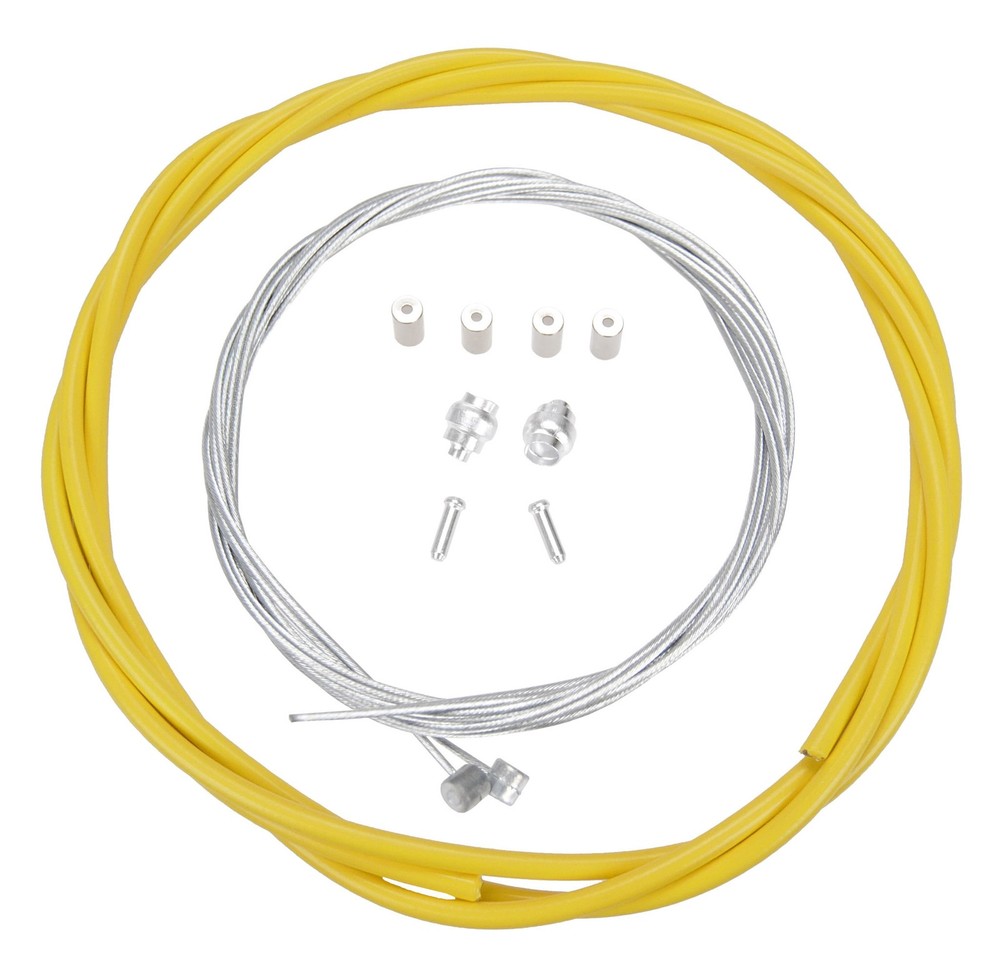 Premium Bicycle Brake Cable Kit for BMX/MTB  - YELLOW