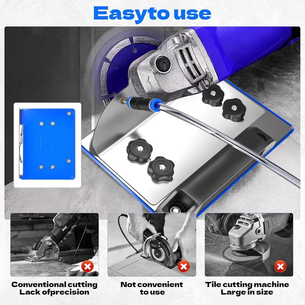 45 Degree Tile chamfering Tool Angle Grinder Stand for 45° Tile Cutting 100-T...