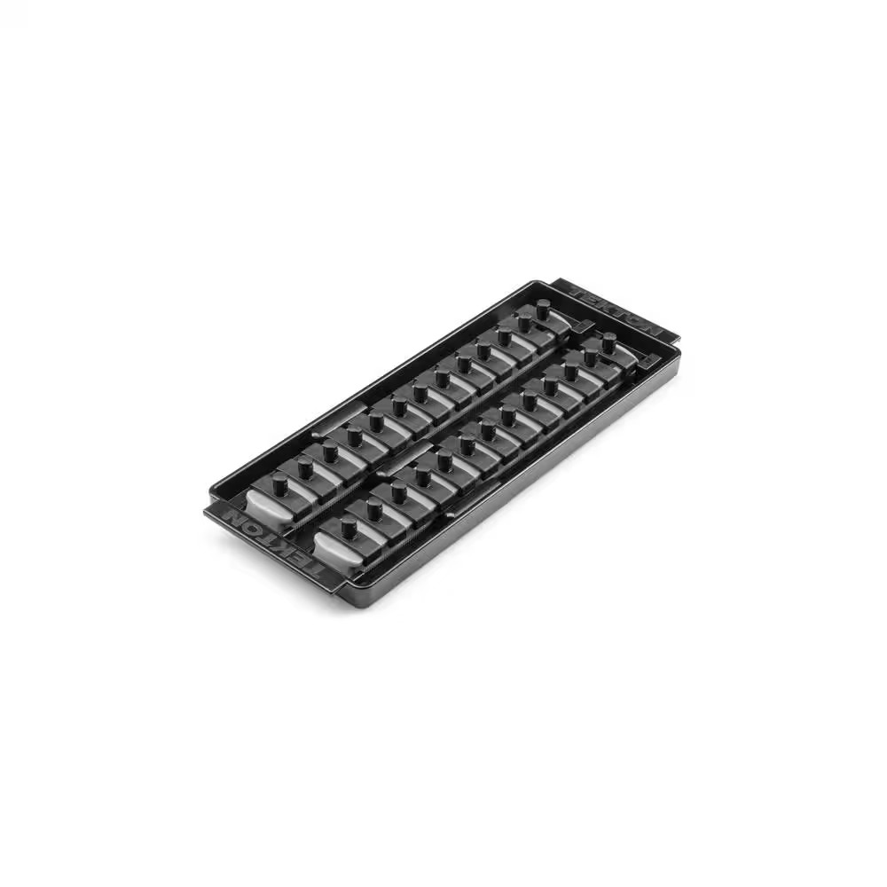 1/4 In. Drive 2-Rail Socket Organizer Set, Gray (26-Tool)