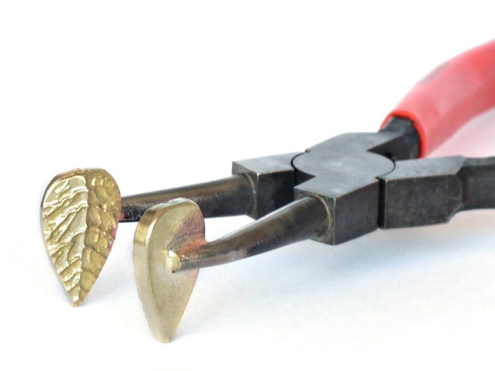 Brass Mashers for Leaf Beads and Pendants Making - Lampwork Tool