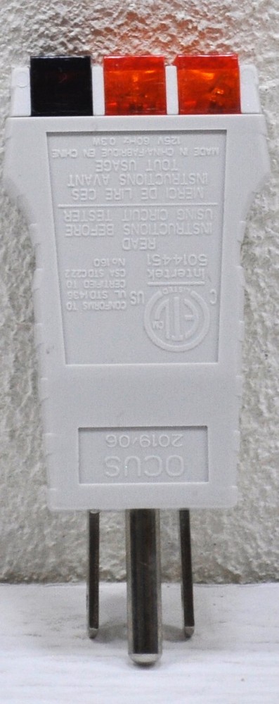 EARTHING Electric Circuit Tester NEW