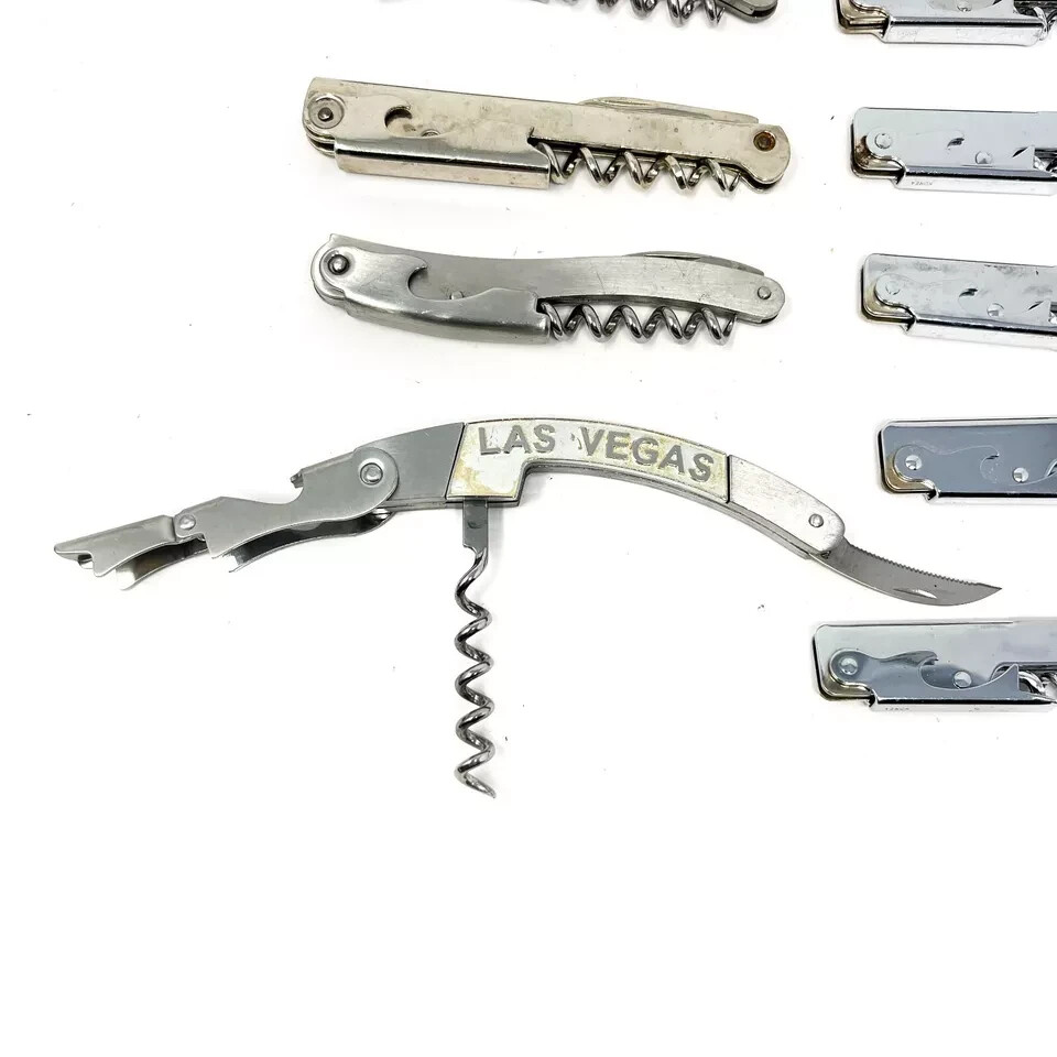 9 Pcs Assorted Waiter's Friend Corkscrew Wine Bottle Opener
