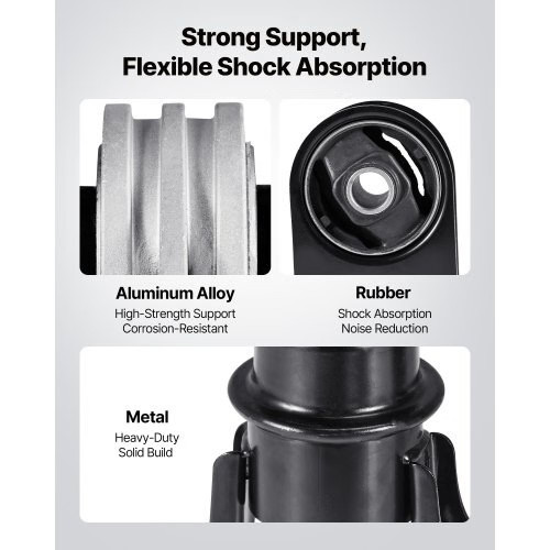Engine Motor Mount and Transmission Mount Kit Replacement, Set of 4, Compatible