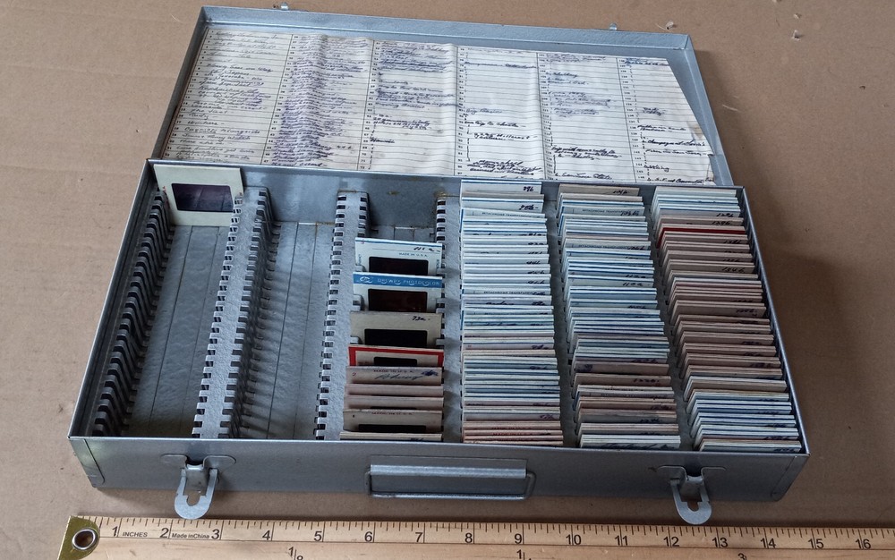 35MM Slide Metal Carrying Case - Used
