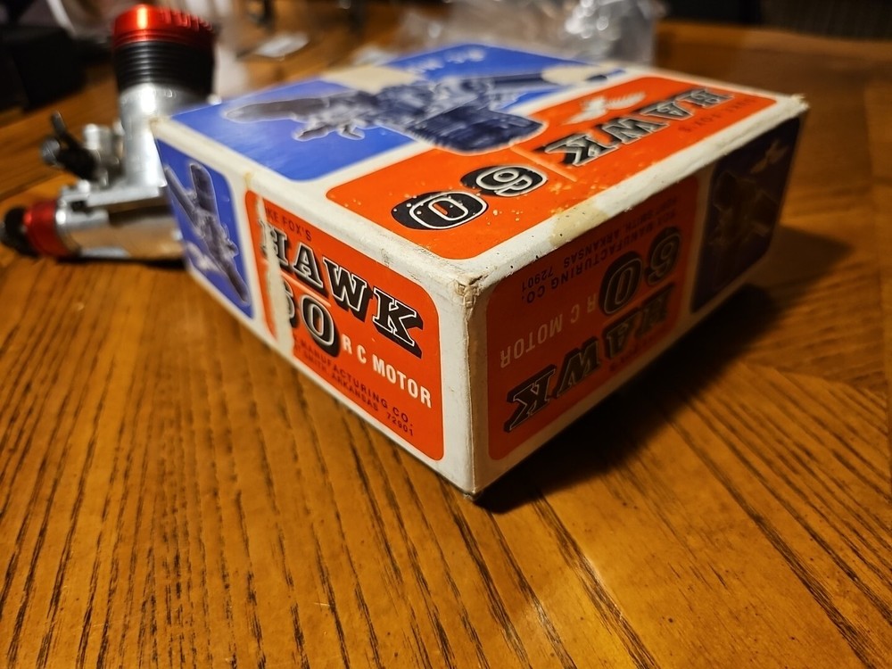 Vintage Duke Fox's HAWK 60 RED HEAD RC Engine / Motor